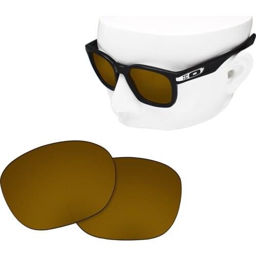 OOWLIT Polarized Replacement Lenses of Peach Gold for-Oakley Garage Rock OO9175 Sunglasses