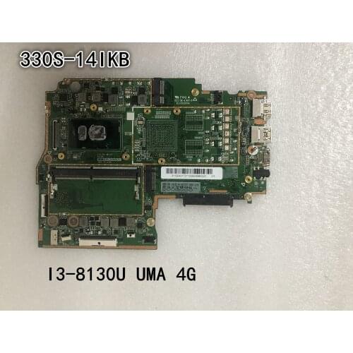 Original laptop Lenovo Ideapad 330S-14IKB Motherboard CPU I3-8130U UMA 4G FRU 5B20S69477