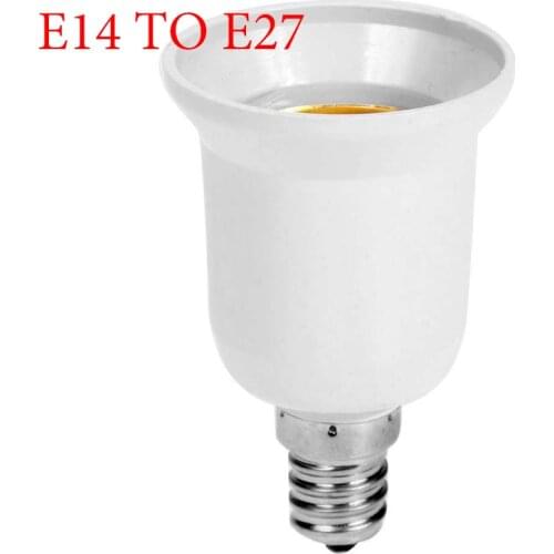 Converter E14 TO E27 Adapter Conversion Socket Fireproof Socket Lamp Holder High Quality Material Fireproof Socket Adapter