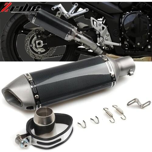 51MM Universal Motorcycle Exhaust Pipe Moto Muffler Escape Pipe for Kawasaki Suzuki sv650 sv650s 1999-2009 sv 650 650 s 1999-09