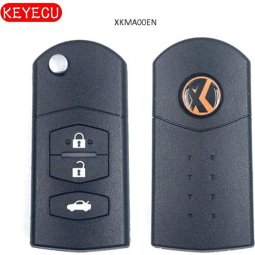 Keyecu XHORSE for Mazda Type Universal Remote Key Fob 3 Button for VVDI Key Tool VVDI2 (English Version)