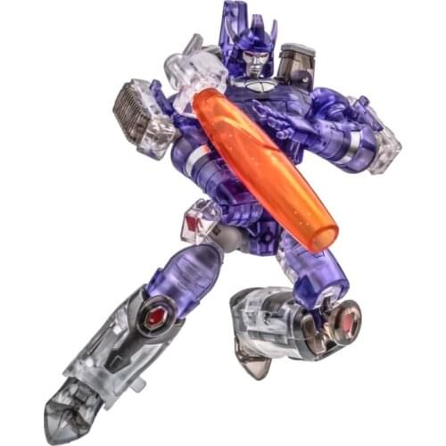 In Stock NA/Newage Toys Transformation H23T Darius Mini Warrior Heroes Transparent Color Action Figure Toys