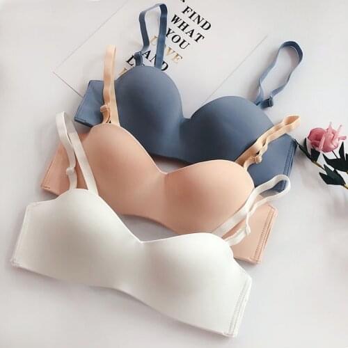 Women Invisible Bra Strapless Bralette 1/2 Cup Womens Underwear Sexy Lingerie Female Party Wedding Seamless Bras