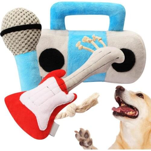 10Pcs/lot Fashion Mini Teeth Bruxism Toys With Sound Funny Interactive Plush Dog Toy Chewing Claws Thumb For Dogs