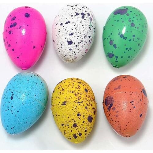 6pcs/lot Animal Dinosaur Eggs Children Toys Cute Magic Hatching Growing For Kids Educational Toys Gifts