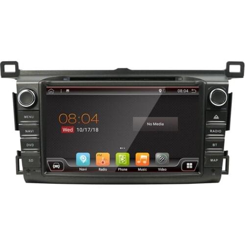 8" Android 9.0 PX6 Car Radio For Toyota RAV4 with DVD 2013-2015 Car Multimedia Player 8 core Stereo 4+64G Audio