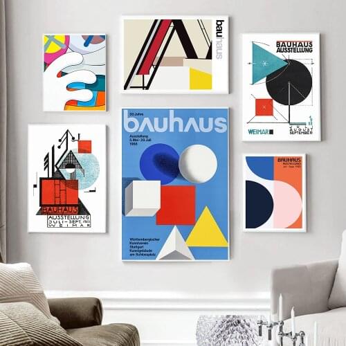 Abstract Colorful Geometric Objects Canvas Painting Wall Art Nordic Posters and Prints Wall Pictures for Living Room Decoration