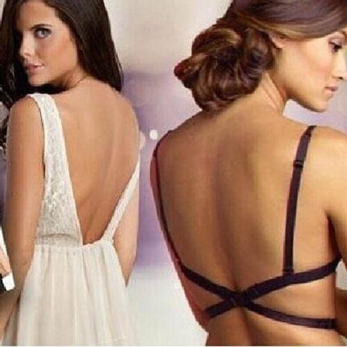 1Pc Fashion Low Back Backless Bra Strap Sexy Fashion Women Belt For Dress Converter Adjustable Girl Bra Invisible Extender Hook
