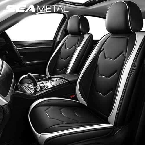 PU Leather Seat Covers Interior Car Seat Cover Set Universal Four Seasons Protector Mat Auto Chair Cover Cushion Car Accessories