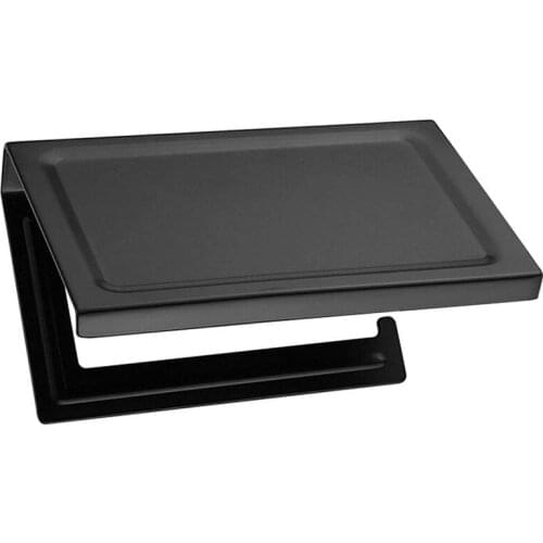 SHGO HOT-Toilet Paper Holders,Wall Roll Paper Holders with Storage Shelf,Both Adhesive and Drilling Toilet Paper Tissue Stand