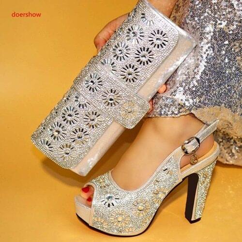 Женские серебристые сумки Doershow China At AliExpress