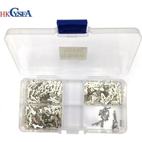 HKCYSEA 150pcs/lot NO.1/3/5 Each 50PCS TOY48 Car Lock Reed Auto Lock Repair kits Lock Plate for Toyota Crown New Lexus