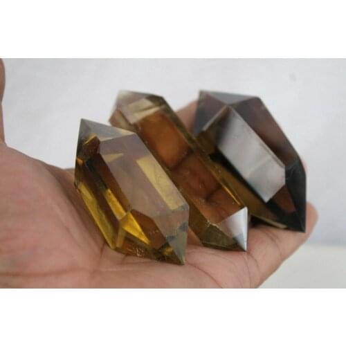Good Natural Smoky Citrine Quartz Crystal Point Healing