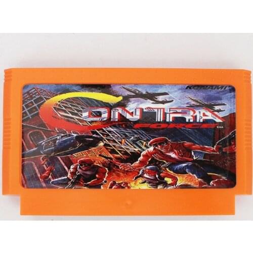 Contra Force 60 Pin Game Card For 8 Bit Subor Game Player