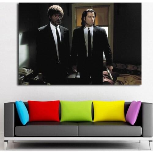 Pulp Fiction Classic Wall Art Poster Picture Canvas Cloth Print For Living Room Decor Paintings