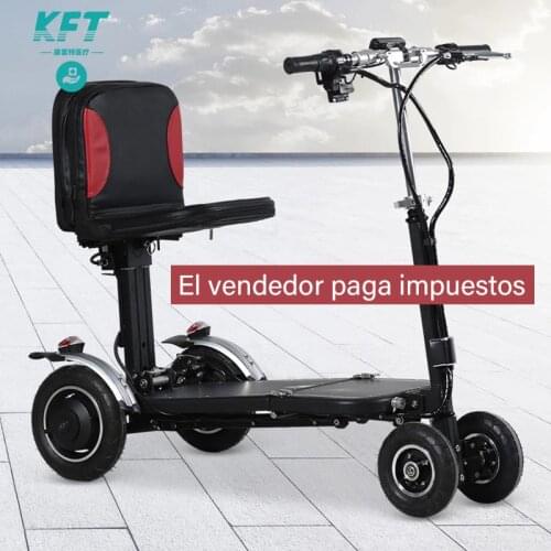 Mini Scooter Four-wheeled Electric Scooter Elderly Disabled Travel Easy to Carry Folding Automatic Scooter