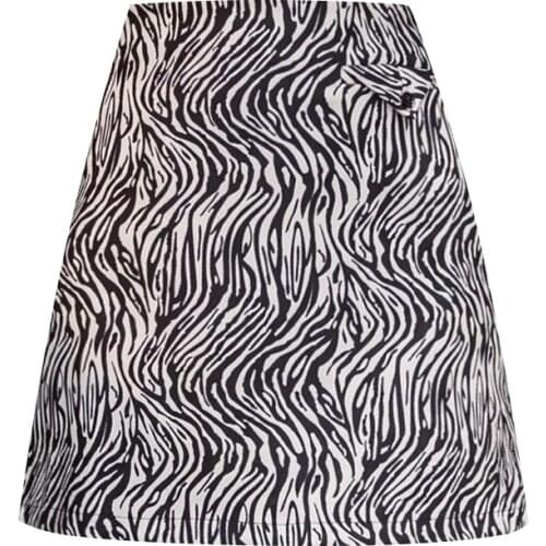Mini Printed Female Korean Vintage WomenS Pencil Skirts Woman Clothes Lady Trendy 2020 Spring Autumn A6389