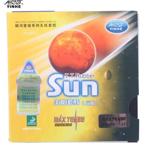 Yinhe / Galaxy / Milky Way Sun (Factory Tuned) Pips-In Table Tennis (PingPong) Rubber With Sponge