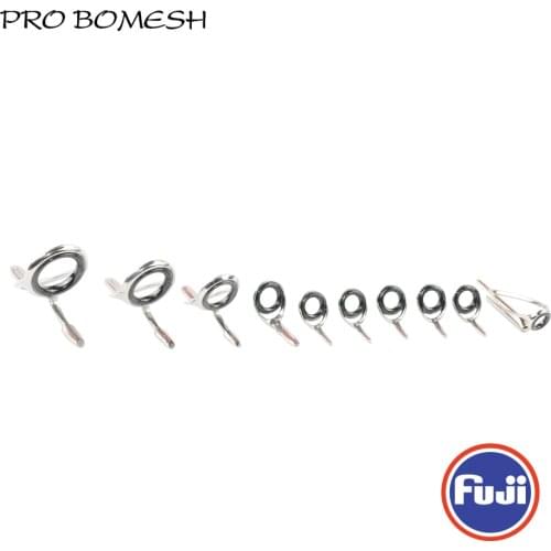 FUJI Alconite Guide and Top 10pcs KWAG MNAT Slow Jigging Rod Guide Set Rod Building Component Repair fishing pole DIY Accessory