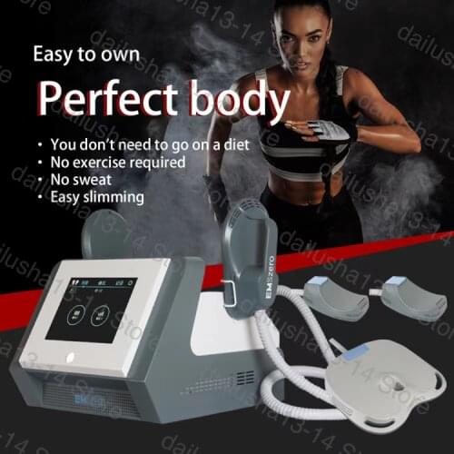 2021 New Weight Loss Equipment Body Sculpting Machine Fat Removal Cellulite Reduction EMS Hi-Emt EMSlim Machine For Home