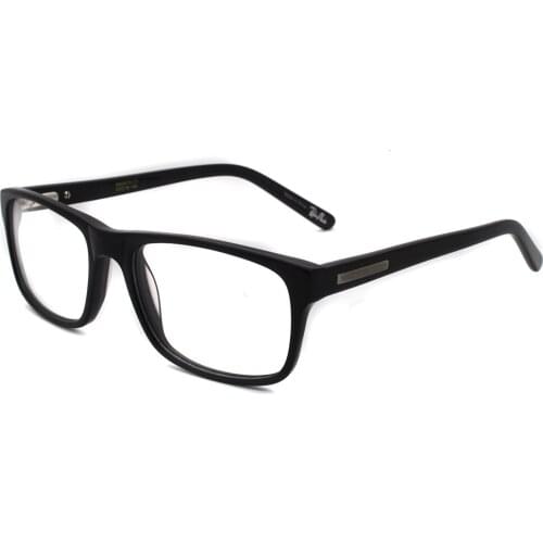 New Fashion Glasses For Men Black acetate optical glasses full rim Eyewear RM0679-C1