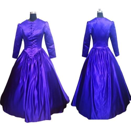 New Woman Vintage Costumes 18th Duchess Retro medieval Renaissance Reenactment Theatre Civil war Victorian dress D-729