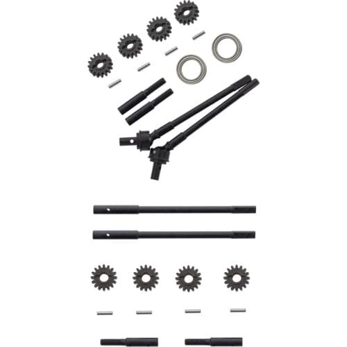 Axle Drive Shafts Replacement for Axial SCX10II 90046 1:10 Scale RC Car Parts Accessories