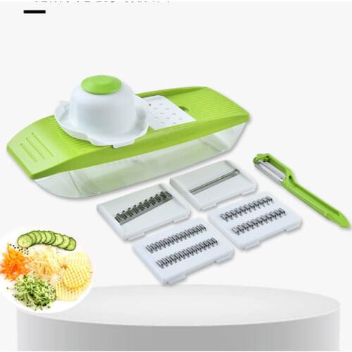 Vegetable Cutter Grater Kitchen 2 in 1 Vegetable Grater Manual Shredder Radish Potato Shredder Slicer Grater Fruit Peeler