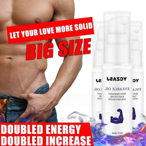 Penis Enlargement Essential oil 20ML Big Dick Increase Gel Erection & XXL Penis Enhancement Thicken Growth Time Delay