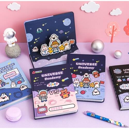 Planet Universe Cute Girl Journal Student Supplies Notebook High Quality Color Inside Pages Kawaii Stationery Planner Book