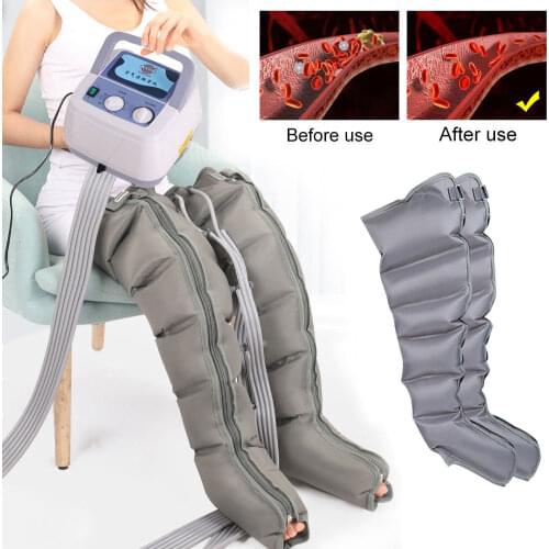 Presoterapia 6 Cavity Air Wave Compression Leg Foot Massager Lymphatic Massage Machines Body Relax Pain Relief Machine