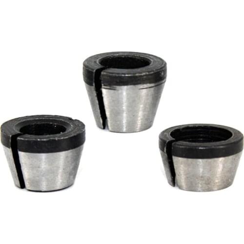 High Precision Collet 6/6.35/8mm Replacement Collets Adapter For Engraving Trimming Machine Electric Routers