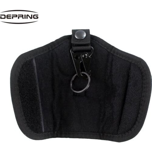 Tactical Outdoor Mens Foldable Key Pouch Organizer Duty Belt Silent Key Holder Hunting Folding Key Bag Belt Pack Waist Bag