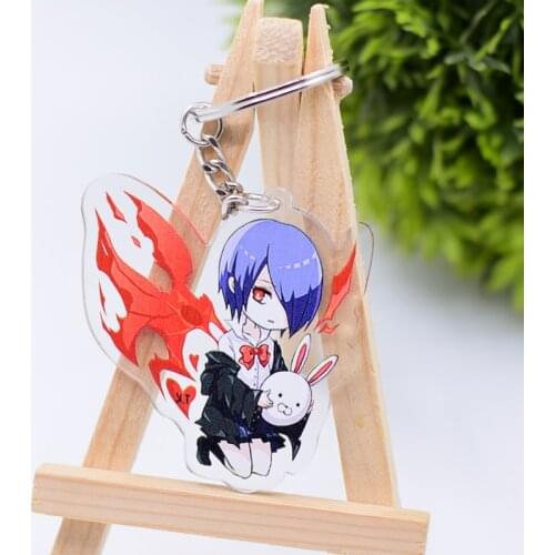 WL091 Tokyo Ghoul Keychain Acrylic Cartoon Keyring Accessories