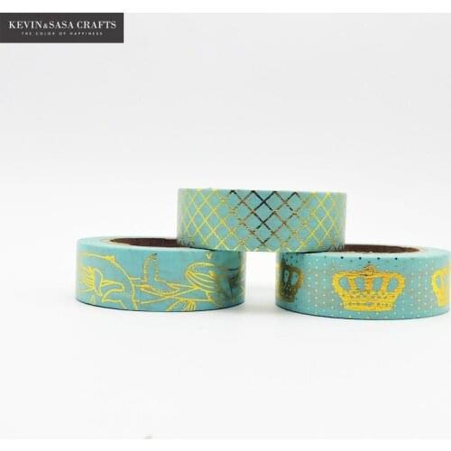 Green Foil Washi Tape Stationery Diy Scrapbooking Photo Album School Tools Kawaii Scrapbook Paper Stickers Mask