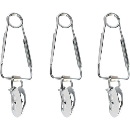 3Pcs Food Tong Durable Nice Food Serving Clip Snail Clip Tableware for Restaurant