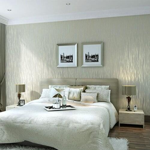 3D Wallpaper Modern Simple Fashion Pure Color Stripe Wall Paper Roll Living Room TV Sofa Bedroom Home Decor Background 3D Tapety