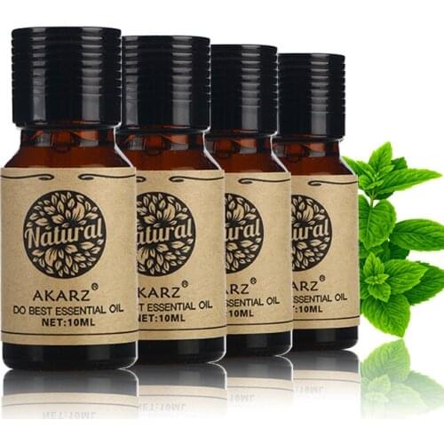 AKARZ Famous brand Grapefruit Verbena Jasmine Rose essential oil Pack For Aromatherapy, Massage,Spa, Bath 10ml*4