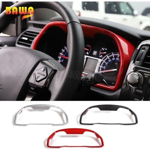 BAWA Car Speedometer Frame Sticker GPS Navigation Frame Cover Trim For Toyota 4Runner 2010