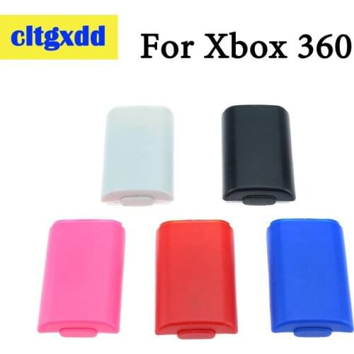 Cltgxdd Battery Cover Shell Case Kit For Xbox 360 Battery Case Wireless Controller Rechargeable Battery Cover With Sticker