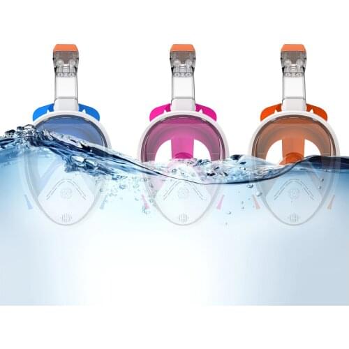 Children Snorkel Diving Mask Swimming Training Full-Face AntiFog Wide-Angle Snorkel Goggles Safe Swimming Masks Scuba Equipment