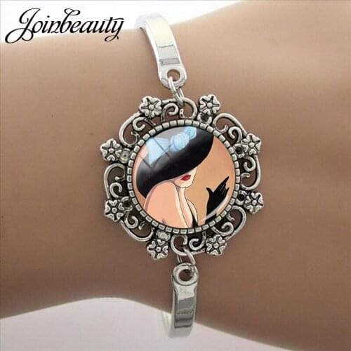 JOINBEAUTY Party Women Beautiful Girl Bracelet Handmade Glass Cabochon Fashion Accessories Design For Women Gift Jewelry MD01