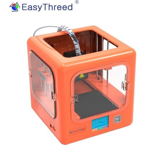 EasyThreed ET-4000+ Upgraded FDM Mini 3D Printer with 2.8inch LCD Touch Screen Desktop 3D Printing for Kids Child Education Gift