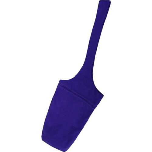 Washable Canvas Yoga Mat Carrier Pad Tote Bag with Large Zipper Pocket Reusable