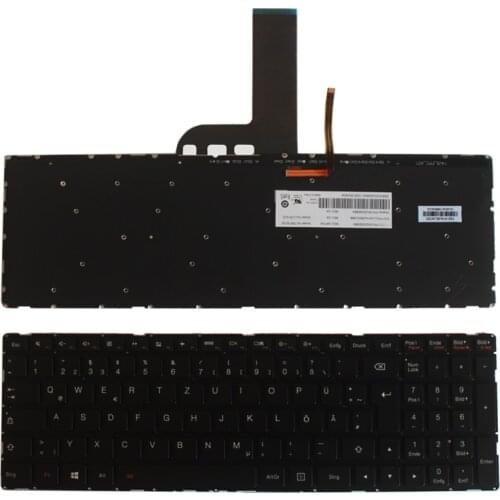 NEW GR Laptop keyboard For LENOVO Edge 2-1580 FLEX 3-1570 german keyboard with Backlight black