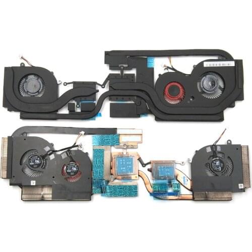 New For MSI GS65 Stealth Thin 8RF 8RE GS65VR MS-16Q2 Laptop CPU & GPU Cooling Fan With Heatsink 16Q2-CPU-CW 16Q2-GPU-CW