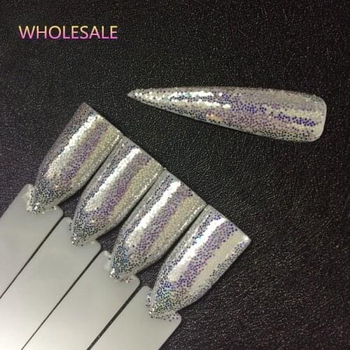 WHOLESALE DIAMOND AURORA GLITTER Mermaid Powder Unicorn Sequins 3D Nail Art Pigment Nail Glitter Decoration SUPER SHINING EFFECT