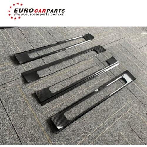 2020 G class w464 G350 G500 G63 carbon finber door sills for W464 G500 G63 dry Carbon fiber threshold strip