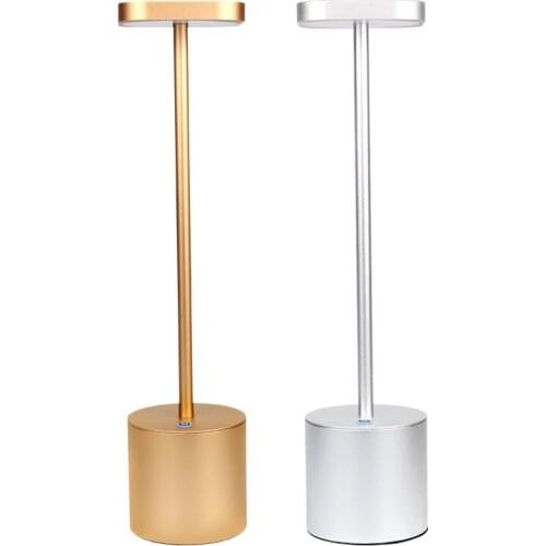 Simple Aluminum Charger Lamp Dimming Desk Lamps Bedside Light Home Studio Table LED Book Lighting Room Lamp Christmas Usb Gift