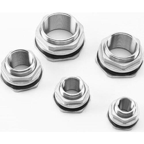 304 stainless steel water tank opening joint water inlet and outlet tower water bucket fish tank inner wire fittings